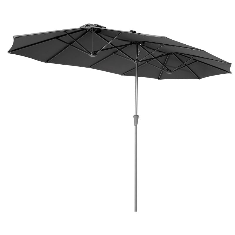 Sekey 220 × 400 cm double parasol with crank, UV50+