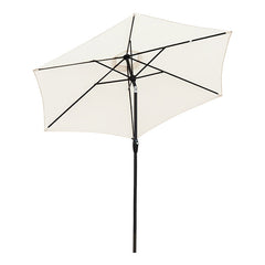Sekey 270 cm aluminum parasol with crank, sun protection UV50+
