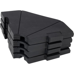 Sekey 4-piece umbrella weight for cantilever umbrella, fillable up to 78 kg