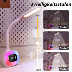 WILIT X15 12W LED Schreibtischlampe für Kinder, mit 4 RGB-Modi