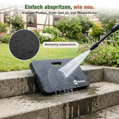 Sekey Kniekissen Gartenarbeit – 40 mm Extra Dicke Knie-Matte aus EVA, Rutschfest & Wasserfest, Multifunktionale Knieunterlage mit Griff, 43×28×4 cm