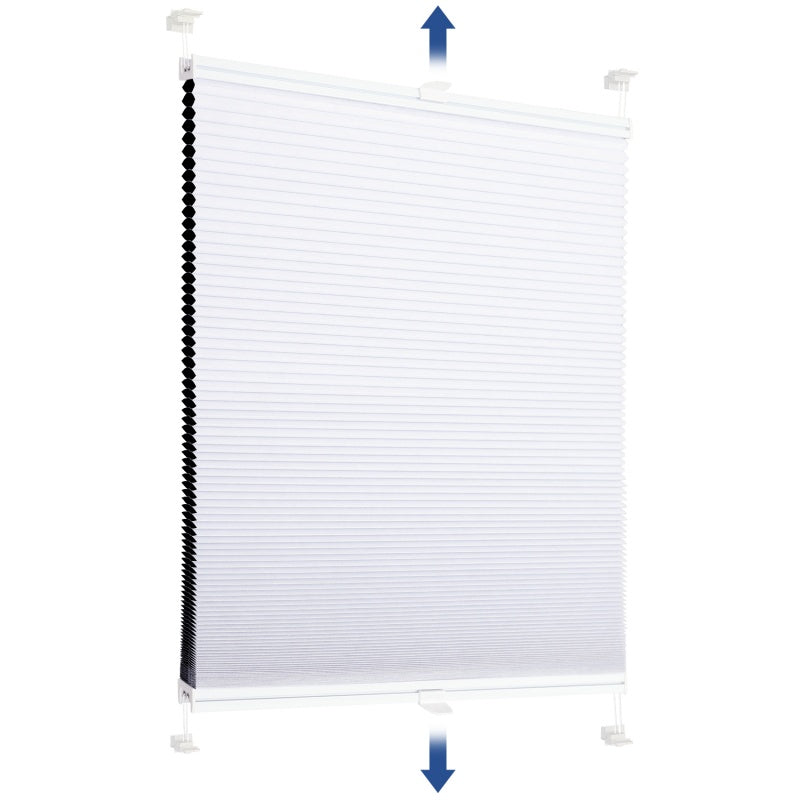 Sekey honeycomb pleated blind without drilling, two-tone, reversible