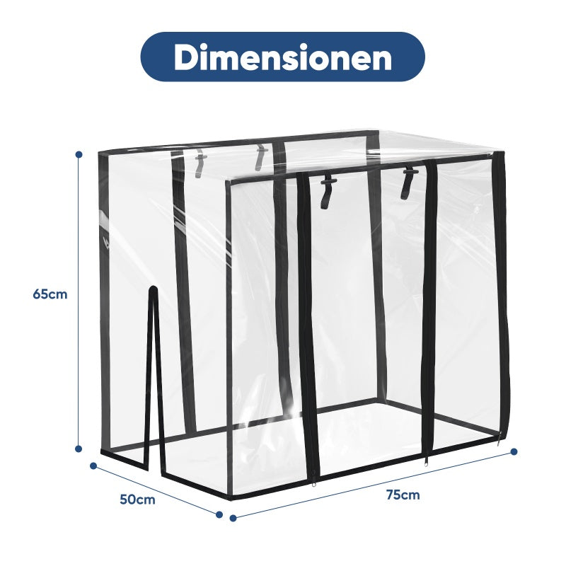 Sekey Bollerwagen Regenschutz für Dach-S 4018, 75x50x65cm