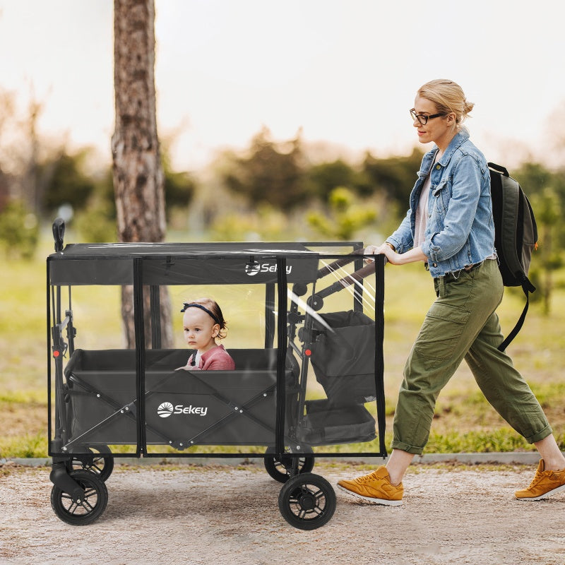 Sekey Bollerwagen Regenschutz für Dach-SS 5050, 110x60x75cm