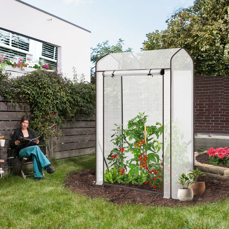 Sekey foil greenhouse with pitched roof, 100 x 50 x 150 cm