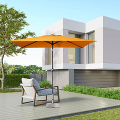 Sekey 300 x 200 cm Alu Sonnenschirm mit Kurbel, Sonnenschutz UV50+