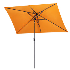 Sekey 300 x 200 cm Alu Sonnenschirm mit Kurbel, Sonnenschutz UV50+