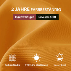 Sekey 300 x 200 cm Alu Sonnenschirm mit Kurbel, Sonnenschutz UV50+