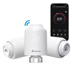 Salcar TRV603 Smartes Heizkörperthermostat WLAN 3er Set – Programmierbares WiFi Thermostat mit Tuya Smart App, kompatibel mit Amazon Alexa & Google Assistant, ohne Gateway