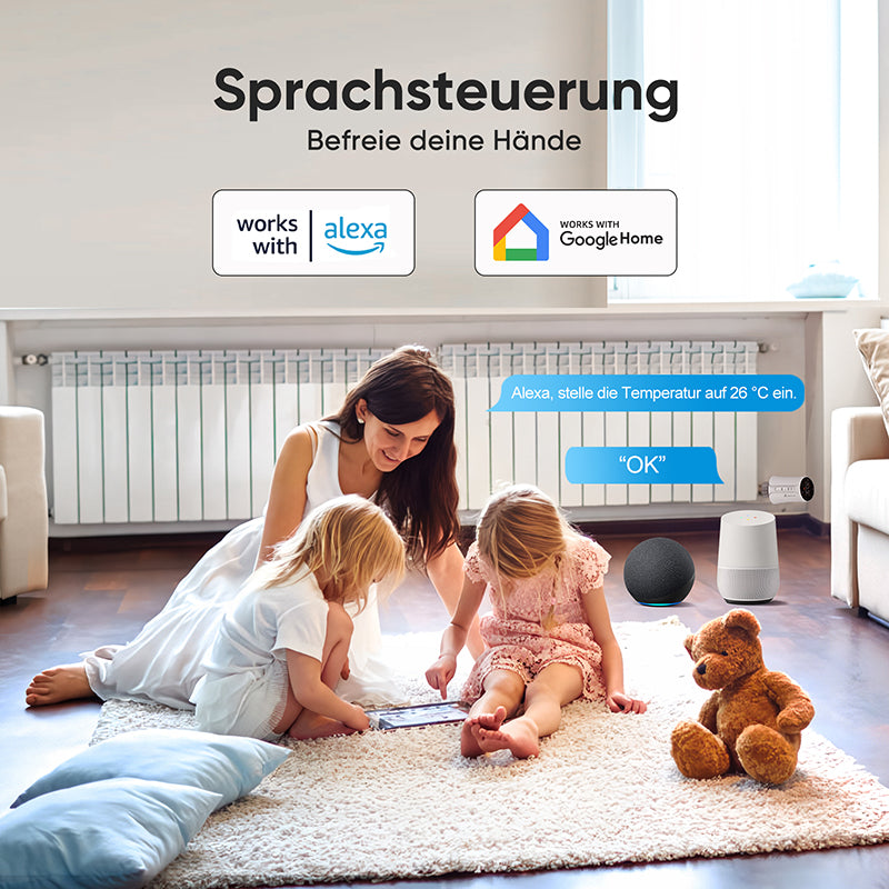 Salcar Smart WiFi Heizkörperthermostat Thermostat Heizung