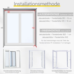 Sekey Weiße Holzjalousie 50 mm - Echtholz - Jalousette mit edler Holzmaserung Sekey