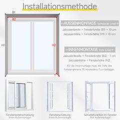 Sekey real wood blind - natural wood color - 50 mm slats with natural wood look