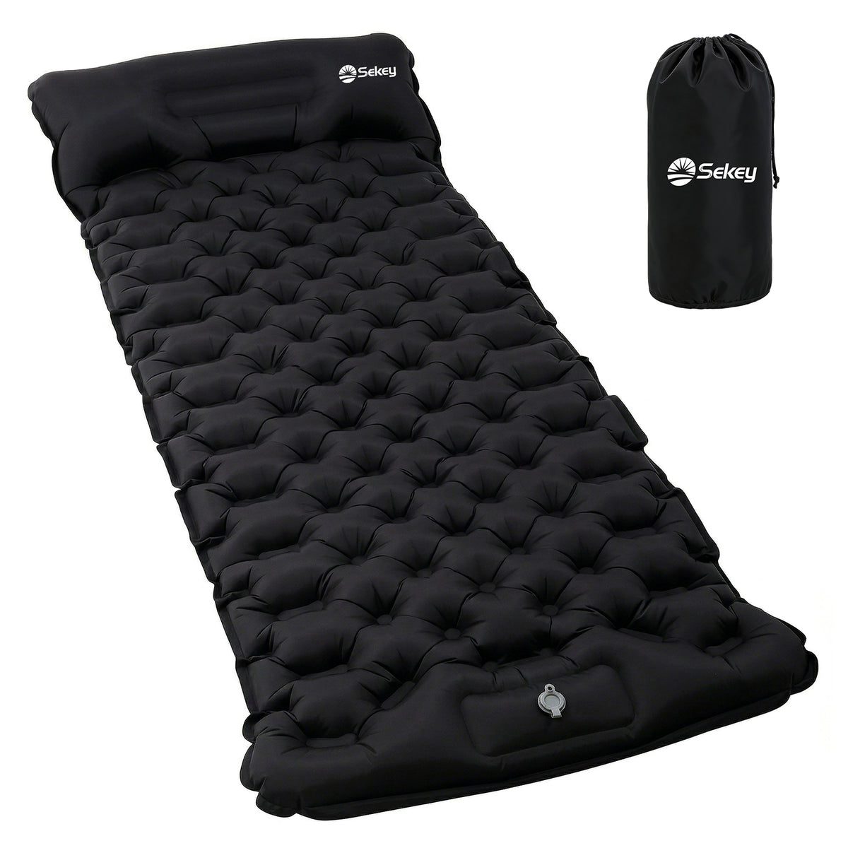 Sekey Selbstaufblasbare Isomatte 200×70×10 cm – Ultraleicht, Komfortabel & Wasserdicht für Camping, Trekking & Outdoor