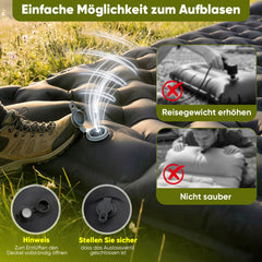 Sekey Selbstaufblasbare Isomatte 200×70×10 cm – Ultraleicht, Komfortabel & Wasserdicht für Camping, Trekking & Outdoor