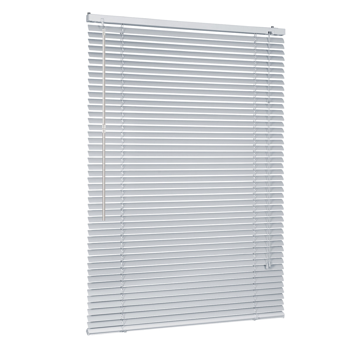 Sekey aluminium blinds without drilling, 25mm aluminium slats, silver