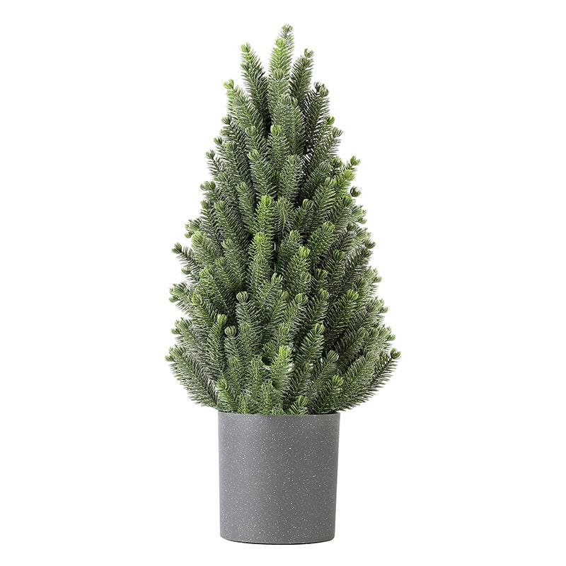 Salcar 50cm Künstlicher Weihnachtsbaum Kleinmit Basistopf, Nordmanntanne, aus 100% PE Spritzguss