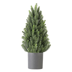 Salcar 50cm Künstlicher Weihnachtsbaum Kleinmit Basistopf, Nordmanntanne, aus 100% PE Spritzguss