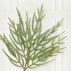 Salcar Künstlicher Weihnachtsbaum 90 cm mit echtem Holzstamm – Zartgrün, 100 % PE Nadeln