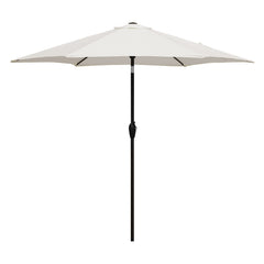 Sekey 270 cm aluminum parasol with crank, sun protection UV50+