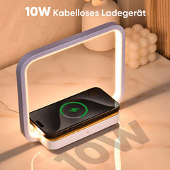 Wilit A13mini 12W LED Nachttischlampe, mit 3 Helligkeitsstufen,  mit 10W Kabellose Ladefunktion