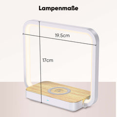 Wilit A13mini 12W LED Nachttischlampe, mit 3 Helligkeitsstufen,  mit 10W Kabellose Ladefunktion