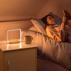 Wilit A13mini 12W LED Nachttischlampe, mit 3 Helligkeitsstufen,  mit 10W Kabellose Ladefunktion