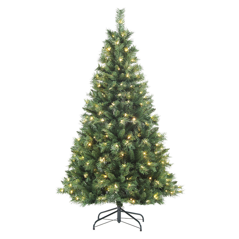 Salcar Artificial Christmas Tree with LED Lighting, Artificial Christmas Tree with LED, Christmas Decoration Christmas Tree with Christmas Tree Stand