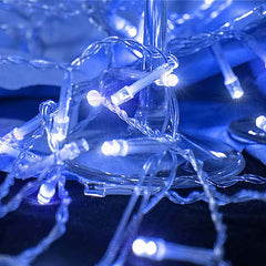 Salcar 2m/5 m / 10 m LED Eisregen Lichterkette, 80/ 200 / 400 LEDs, 31V GS-zertifizierte Stromversorgung