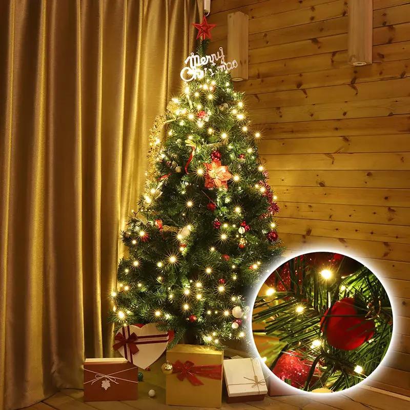 Salcar 0,6 m LED Lichterkette für Weihnachtsbaum – 8 Stränge, 48 LEDs für festliche Dekoration – sekeymall