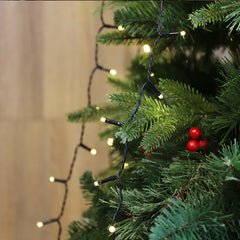 Salcar 1.5 m LED Lichterkette für Weihnachtsbaum, mit 8 Strängen, 200 LEDs