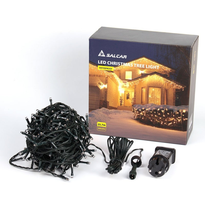 Salcal 15 m fairy lights, 220 LEDs, 31V GS certified power supply 