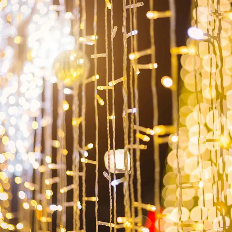 Salcar 2x2m/2x3m/6x3m LED Lichtervorhang, 160/240/600 LEDs, 31V GS-zertifizierte Stromversorgung Sekey