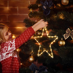 Salcar 30cm LED window decoration star, 30 LEDs