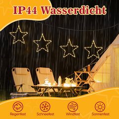 Salcar 30cm LED window decoration star, 30 LEDs