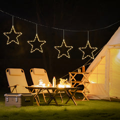 Salcar 30cm LED window decoration star, 30 LEDs