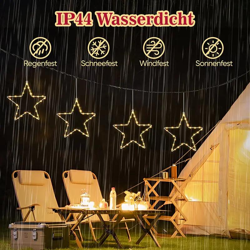 Salcar 30 cm LED Fensterdeko Stern mit 30 LEDs: Festliche Beleuchtung für Ihr Zuhause – sekeymall