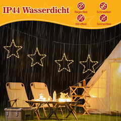 Salcar 30cm LED window decoration star, 30 LEDs