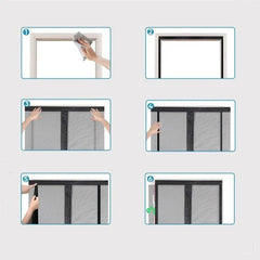 Sekey Kratzfest Magnet Fliegengitter, Breite nach Belieben zuschneidbar Sekey