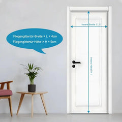 Sekey Kratzfest Magnet Fliegengitter, Breite nach Belieben zuschneidbar Sekey