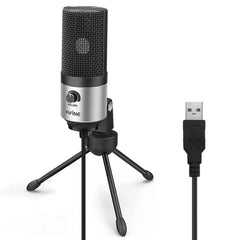 Fifine USB Kondensator Mikrofon mit Ständer, K669B Sekey
