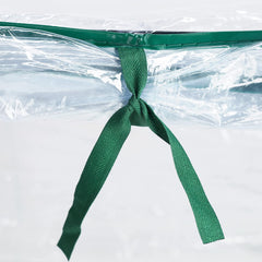 Sunula Greenhouse 50x130x60 cm – Sturdy steel frame with PVC cover, roll-up door, easy plug-in assembly, transparent &amp; green, ideal for plants, vegetables &amp; flowers