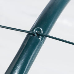 Sunula Greenhouse 50x130x60 cm – Sturdy steel frame with PVC cover, roll-up door, easy plug-in assembly, transparent &amp; green, ideal for plants, vegetables &amp; flowers