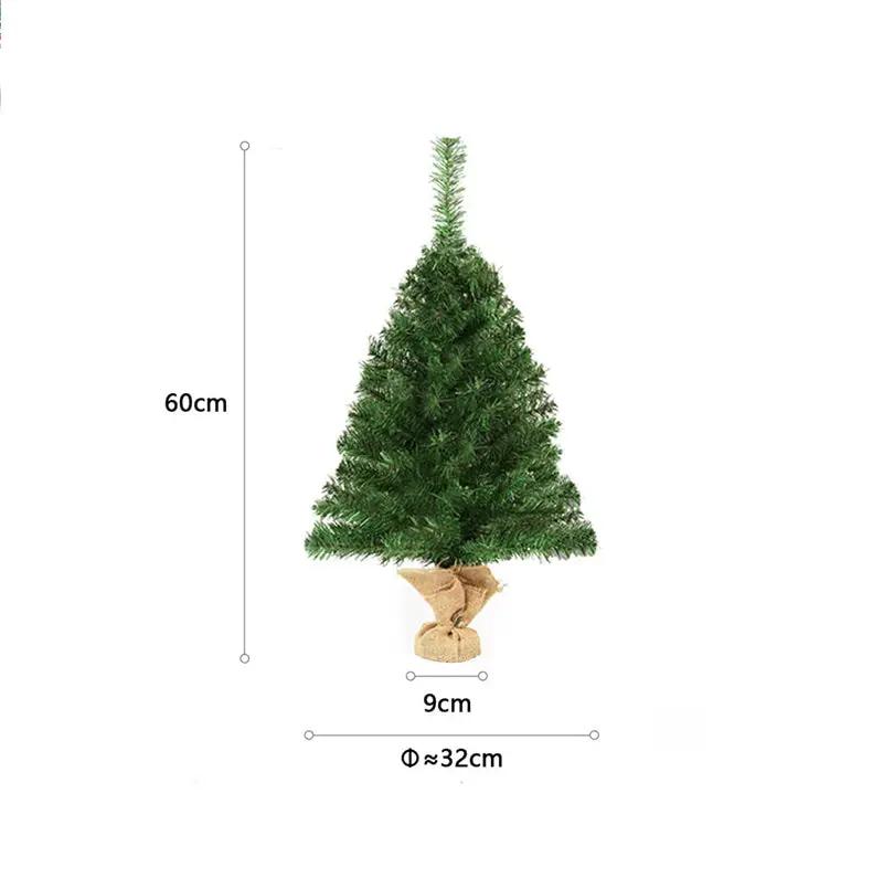 Salcar 60cm/90cm PVC Künstlicher Weihnachtsbaum mit Ständer – Schneller Aufbau, Dekoration – sekeymall