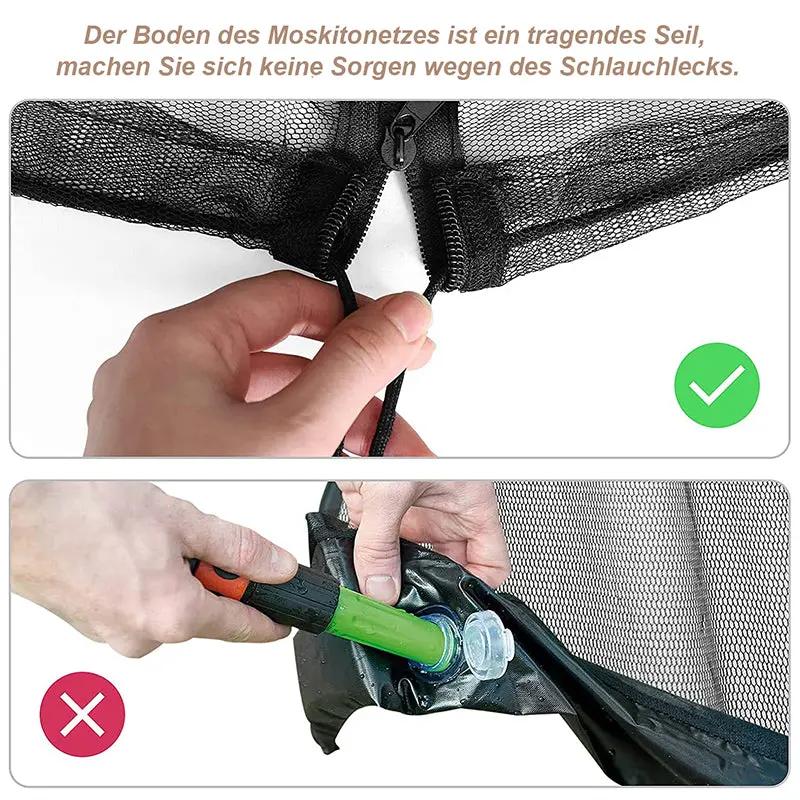 moskitonetz an markise befestigen Sekey Moskitonetz für Sonnenschirm, atmungsaktiv, 2,4m x 2,7m – sekeymall