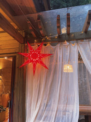 Salcar 55 cm / 75 cm LED paper star for hanging