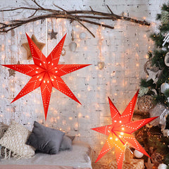 Salcar 55 cm / 75 cm LED paper star for hanging