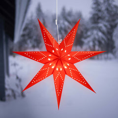 Salcar 55 cm / 75 cm LED paper star for hanging