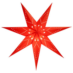 Salcar 55 cm / 75 cm LED paper star for hanging
