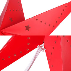 Salcar 55 cm / 75 cm LED paper star for hanging