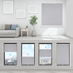 Sekey Plissee ohne Bohren, Hellgrau Sekey